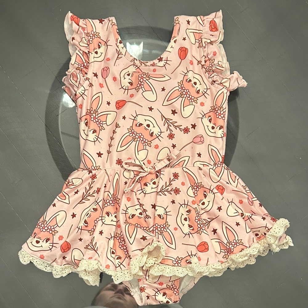 Cheeky Plum Bunny Leotard 4T